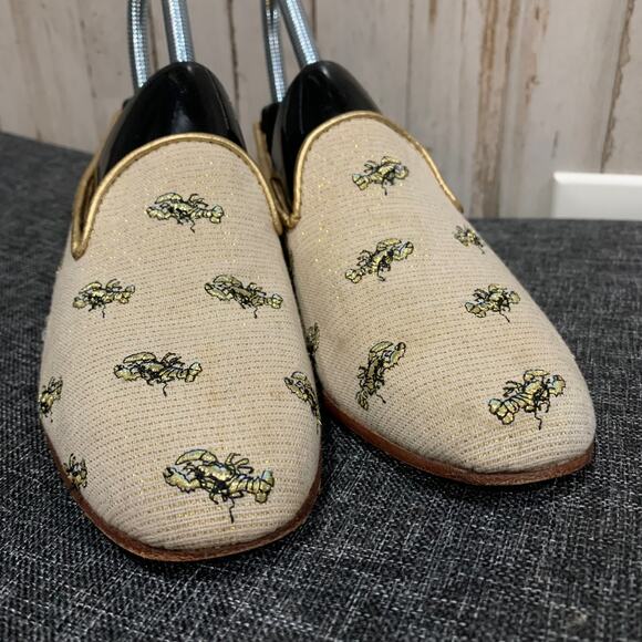 Coach Utopia Lobster Print Embroidered Loafers - Picture 2 of 7